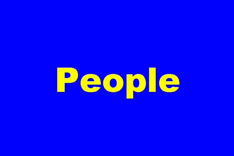 People 