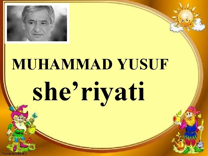 MUHAMMAD YUSUF she’riyati 