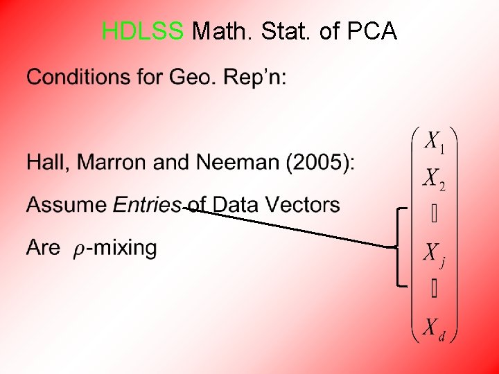 HDLSS Math. Stat. of PCA • 