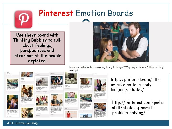 Pinterest Emotion Boards 28 Use these board with Thinking Bubbles to talk about feelings,