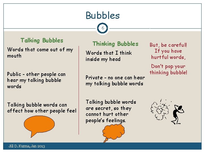Bubbles 6 Talking Bubbles Words that come out of my mouth Public - other