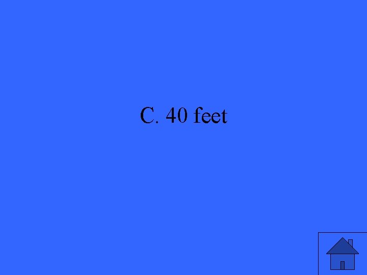 C. 40 feet 