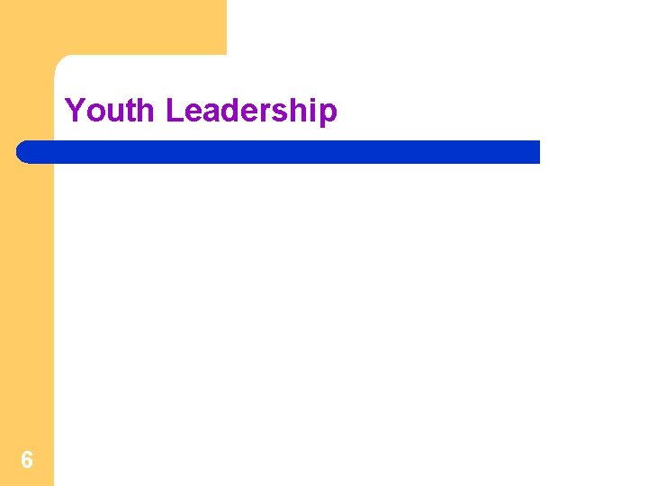 Youth Leadership 6 