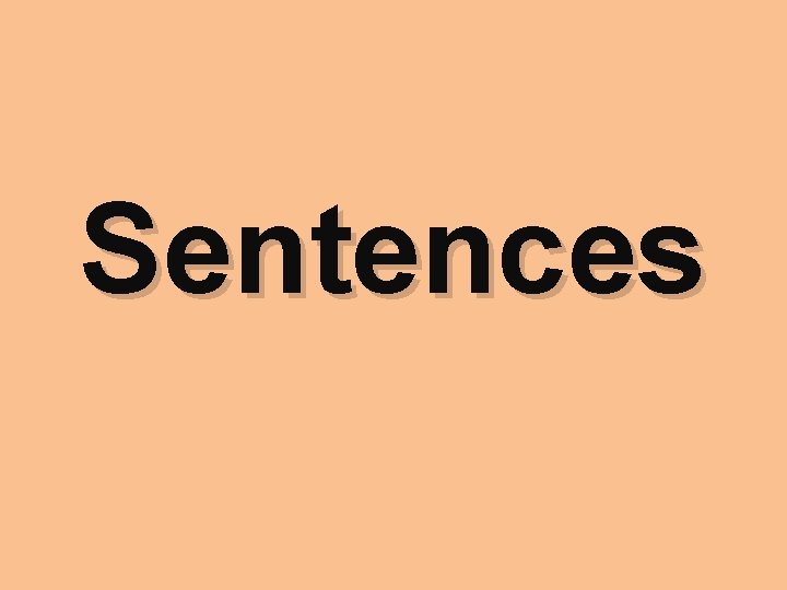 Sentences 