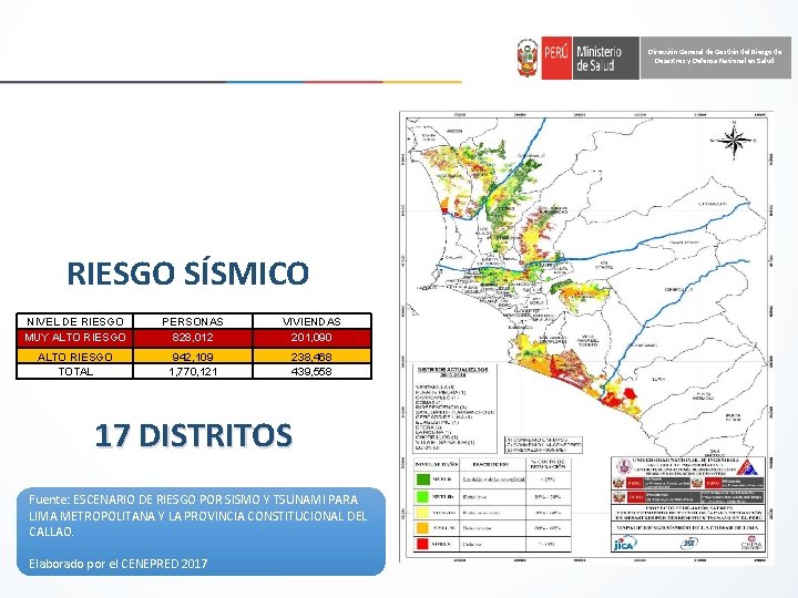 Dirección General de Gestión del Riesgo de Desastres y Defensa Nacional en Salud RIESGO