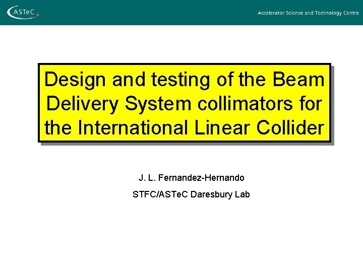 Design and testing of the Beam Delivery System collimators for the International Linear Collider