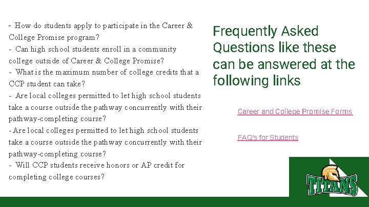 - How do students apply to participate in the Career & College Promise program?