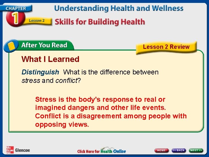Lesson 2 Review What I Learned Distinguish What is the difference between stress and Lesson 2 Review What I Learned Distinguish What is the difference between stress and