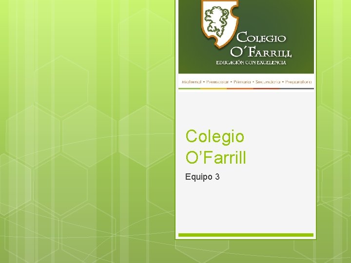 Colegio O’Farrill Equipo 3 