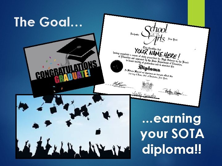 The Goal… . . . earning your SOTA diploma!! 