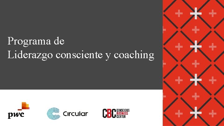 Programa de Liderazgo consciente y coaching 