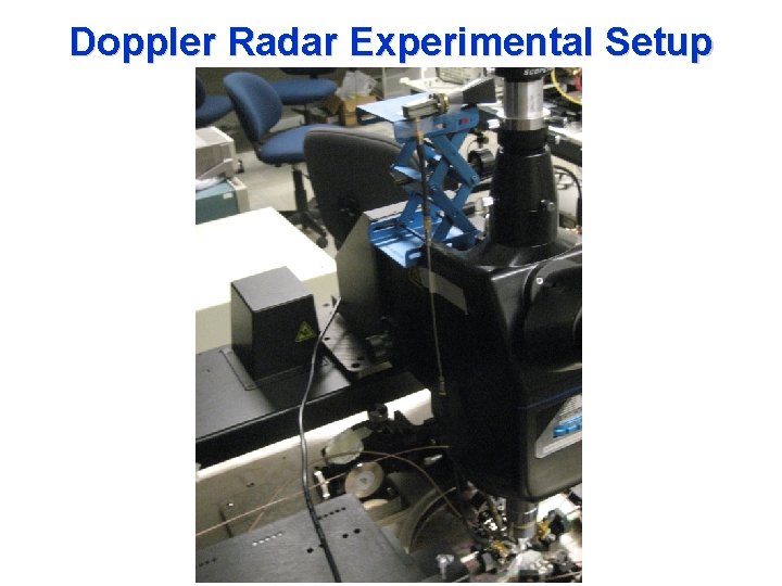 Doppler Radar Experimental Setup © Sean©Nicolson, BCTM 2006 Sean Nicolson, 2007 