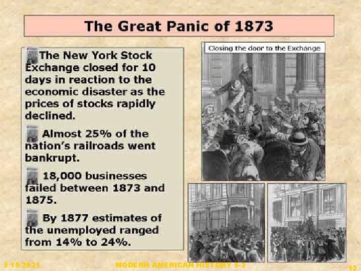 5/19/2021 MODERN AMERICAN HISTORY 5 -3 13 