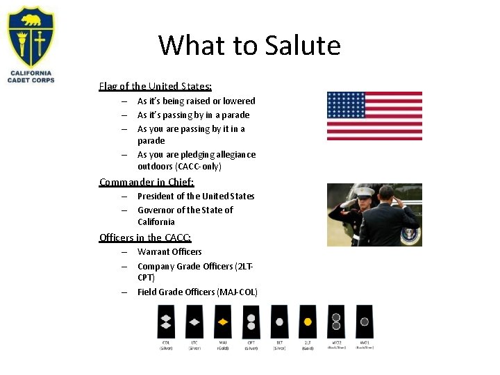 What to Salute Flag of the United States: – – As it’s being raised