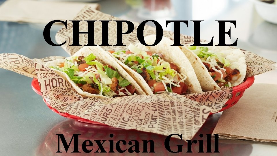 CHIPOTLE Mexican Grill 