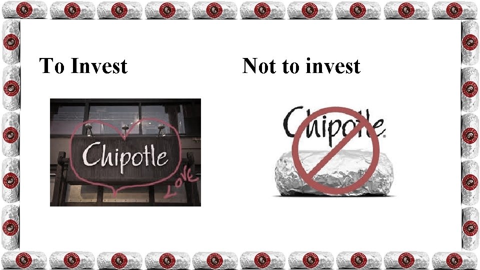 To Invest Not to invest 