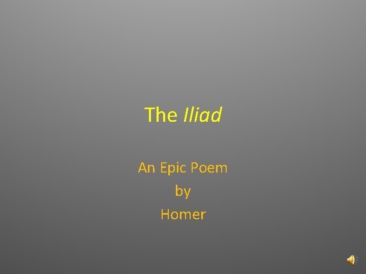 The Iliad An Epic Poem by Homer 