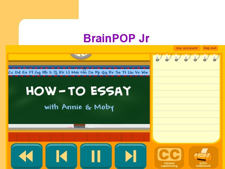 Web Lesson Vinnette Gibson Writing an Informational Essay