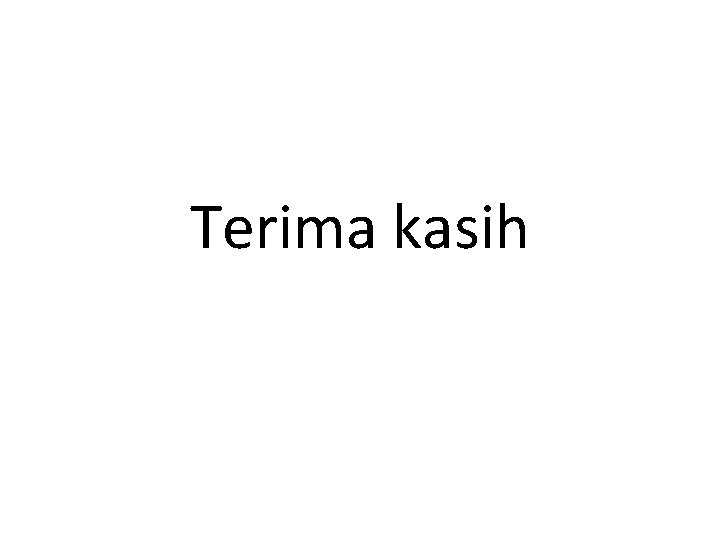 Terima kasih 