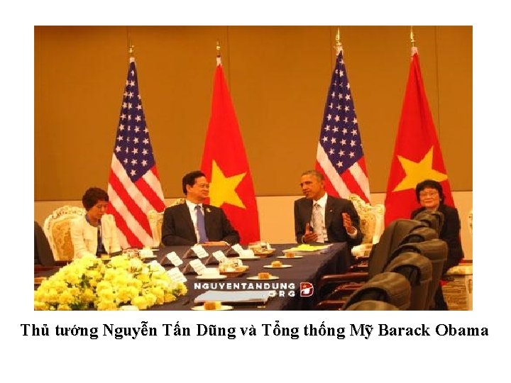 Thủ tướng Nguyễn Tấn Dũng và Tổng thống Mỹ Barack Obama 