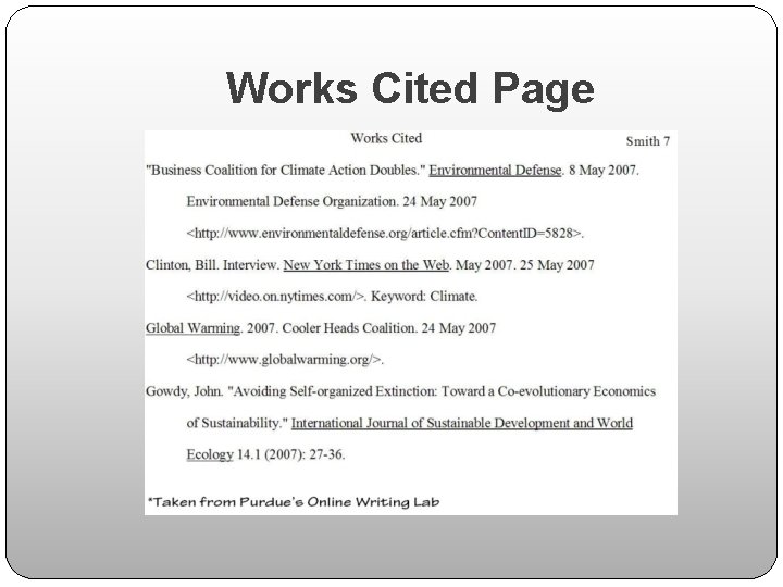 Works Cited Page 