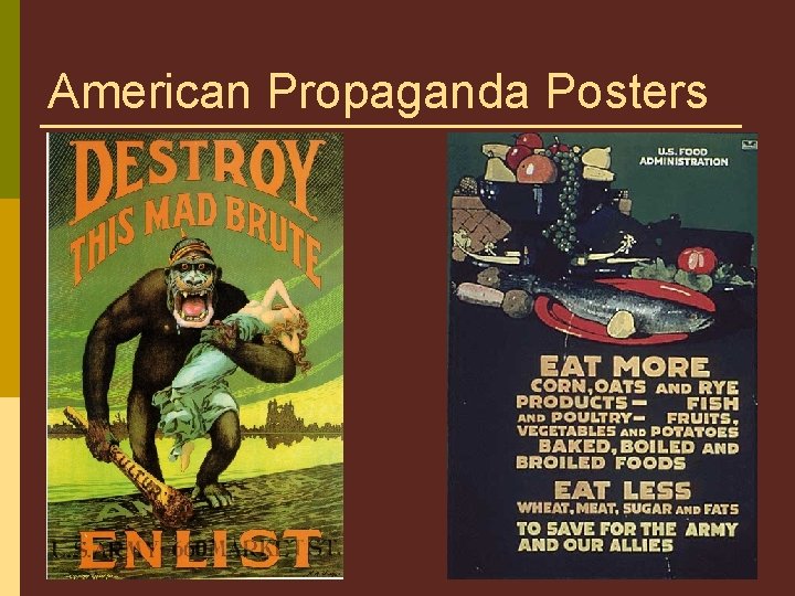 American Propaganda Posters 