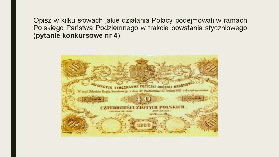 Opisz w kilku słowach jakie działania Polacy podejmowali w ramach Polskiego Państwa Podziemnego w