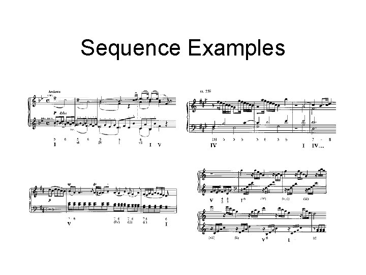 Sequence Examples Sequence Examples