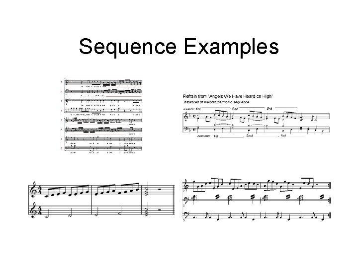 Sequence Examples Sequence Examples