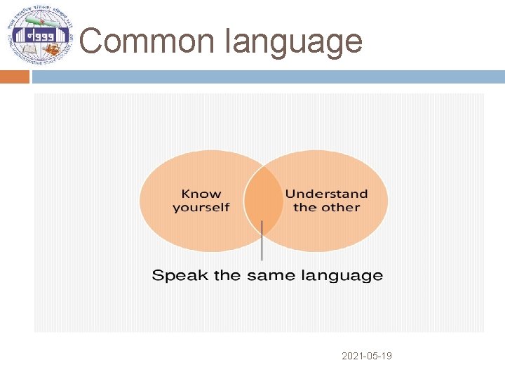 Common language 2021 -05 -19 