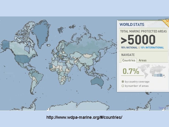 http: //www. wdpa-marine. org/#/countries/ 