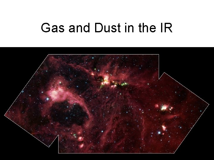 Gas and Dust in the IR 