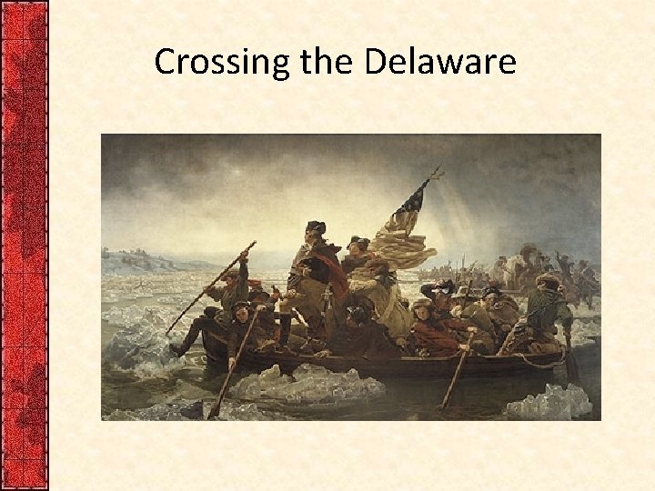 Crossing the Delaware 