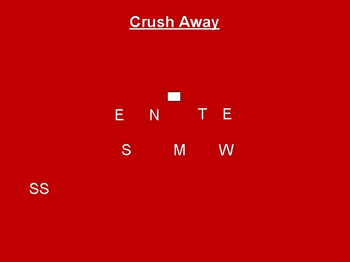 Crush Away E S SS T E N M W 