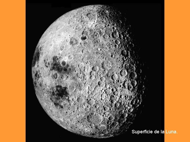 Superficie de la Luna. Superficie de la Luna.