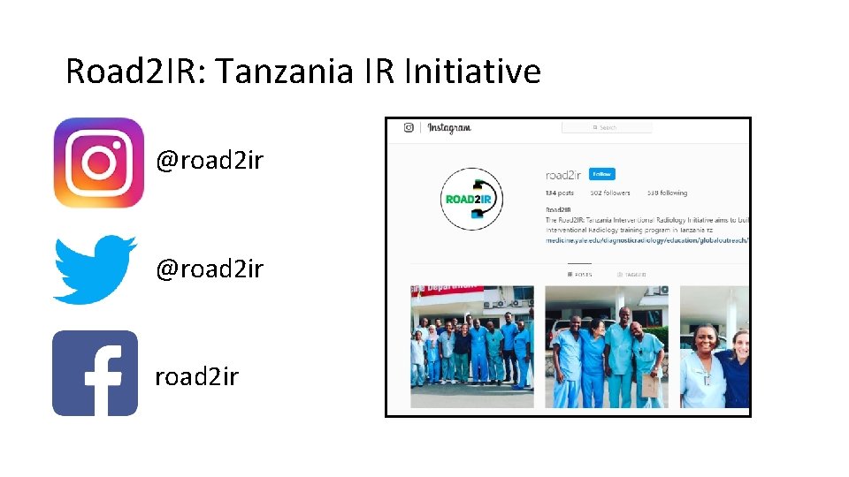 Road 2 IR: Tanzania IR Initiative @road 2 ir 