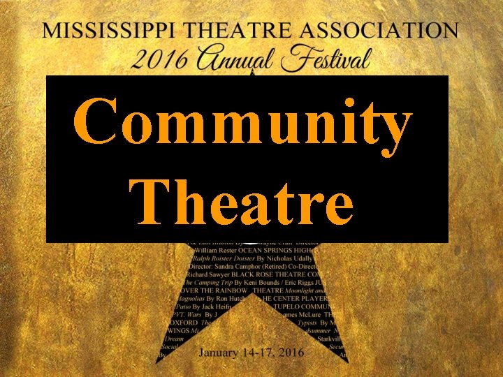 Community Theatre 