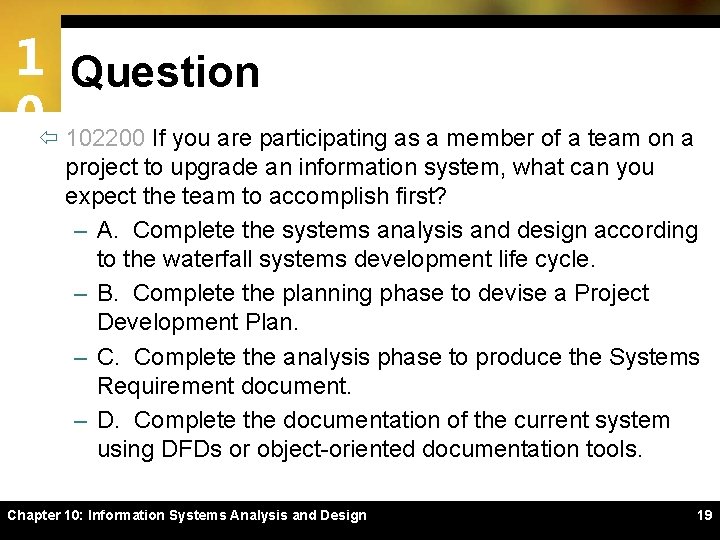 1 Question 0ï 102200 If you are participating as a member of a team
