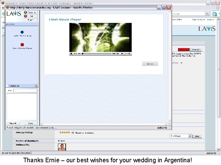 Thanks Ernie – our best wishes for your wedding in Argentina! 
