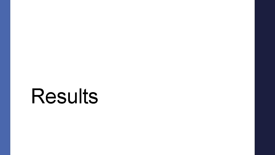 Results Results