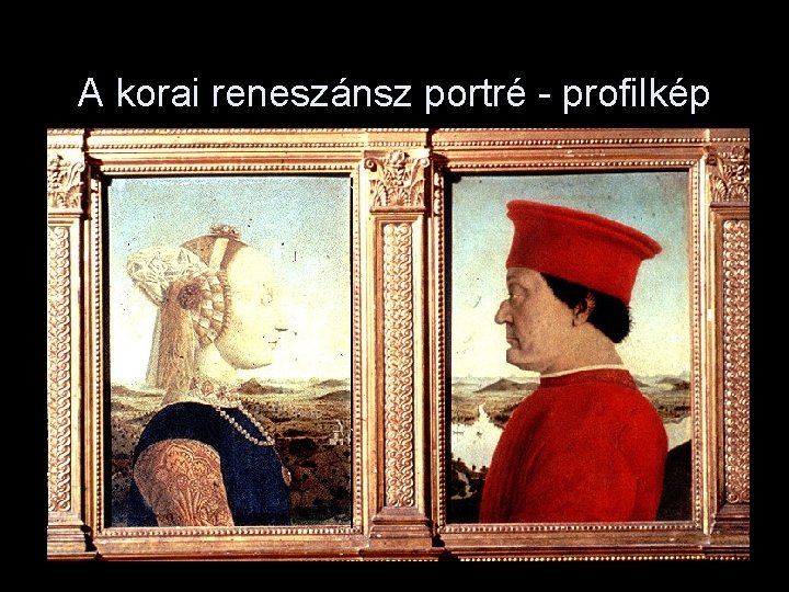 A korai reneszánsz portré - profilkép 