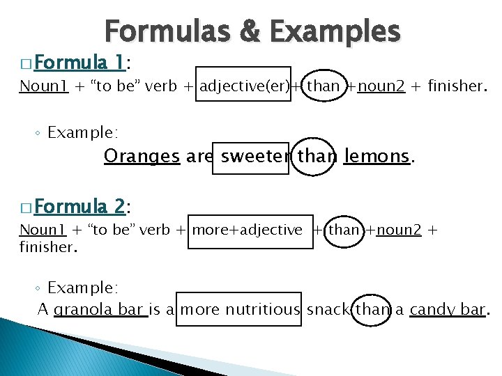 Comparative Superlative Adjectives Language Objective We will produce