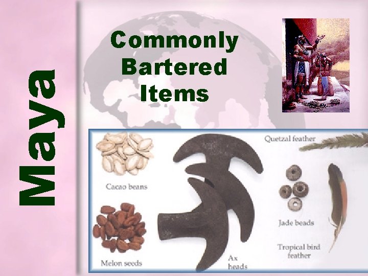 Maya Commonly Bartered Items Maya Commonly Bartered Items