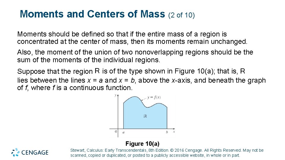Moments and Centers of Mass (2 of 10) Moments should be defined so that Moments and Centers of Mass (2 of 10) Moments should be defined so that