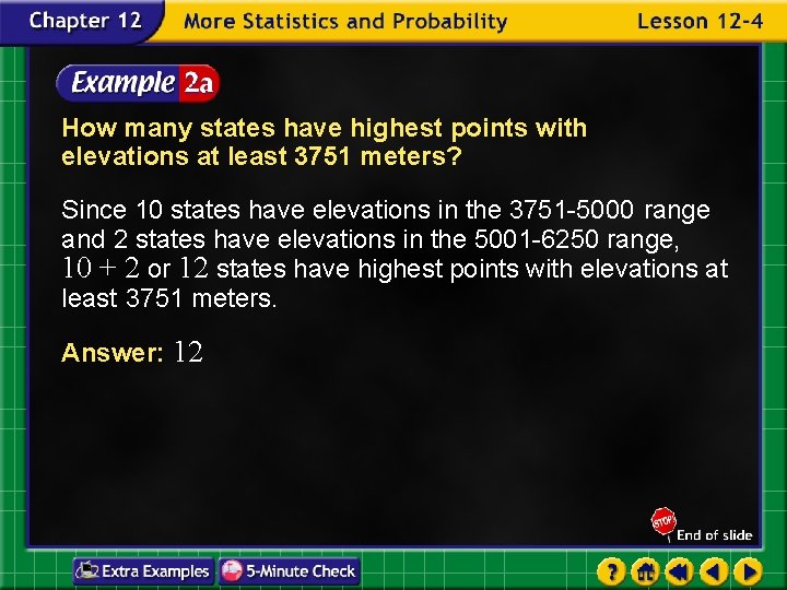 How many states have highest points with elevations at least 3751 meters? Since 10