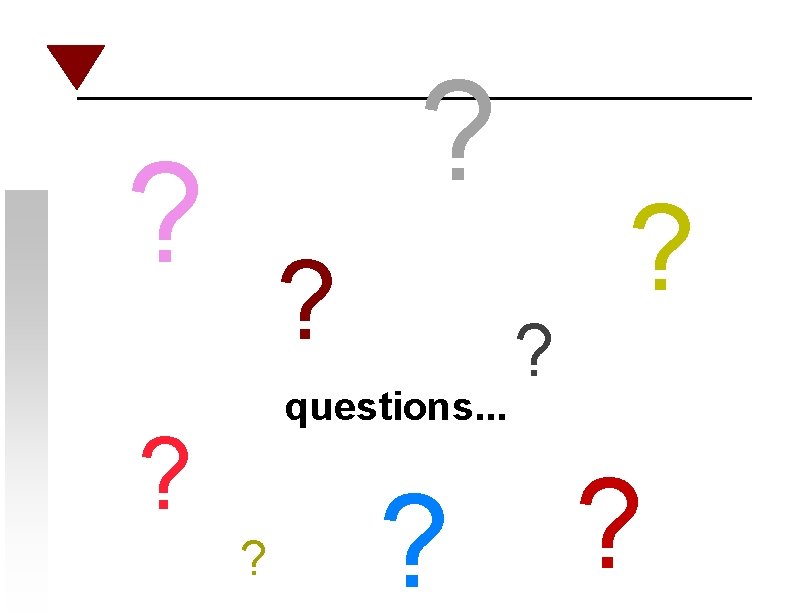 ? ? ? questions. . . ? ? 