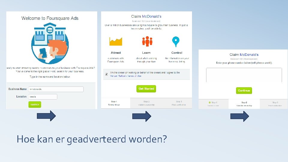 Hoe kan er geadverteerd worden? 