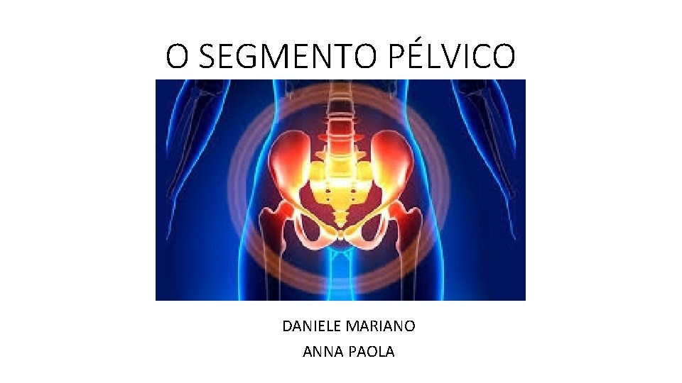 O SEGMENTO PÉLVICO DANIELE MARIANO ANNA PAOLA O SEGMENTO PÉLVICO DANIELE MARIANO ANNA PAOLA