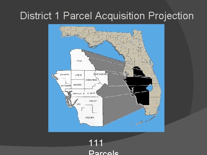 District 1 Parcel Acquisition Projection 111 