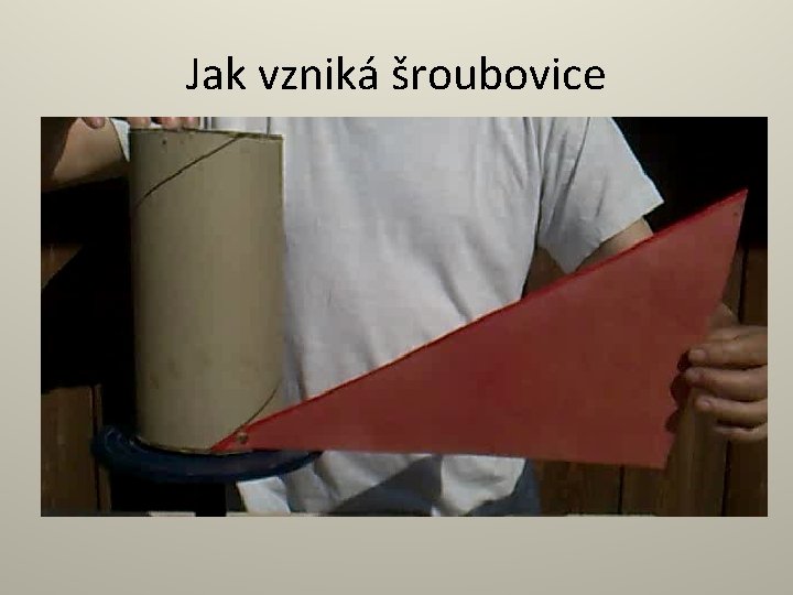 Jak vzniká šroubovice 